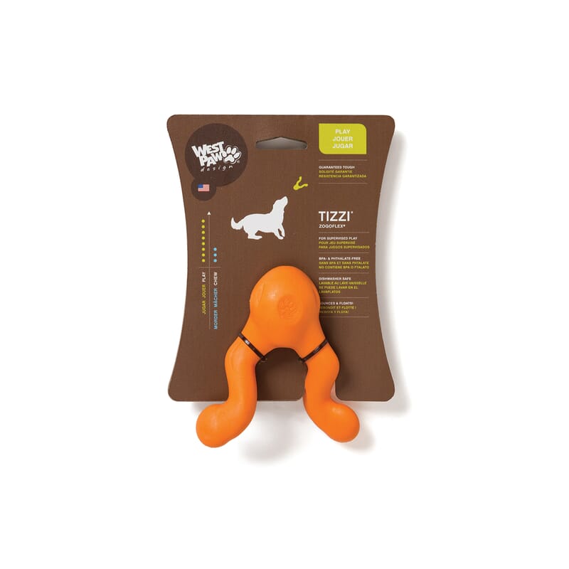 West Paw Zogoflex Tizzi Fetch Play Toy for Dogs - Wagr - The Smart Petcare Platform